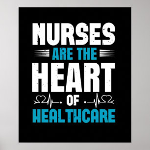 Corona Nurses - Heart Of Health Care Poster