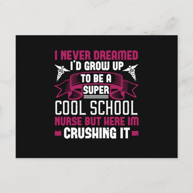 Corona Nurses - Super Cool School Nurse Postcard (Front)