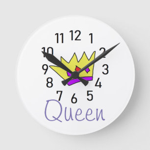 corona queen wall clock