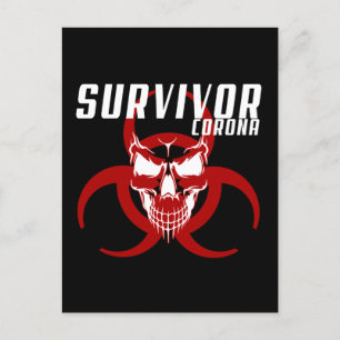 Corona Survivor Postcard