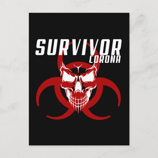 Corona Survivor Postcard (Front)