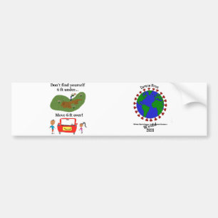 corona virus bumpersticker bumper sticker
