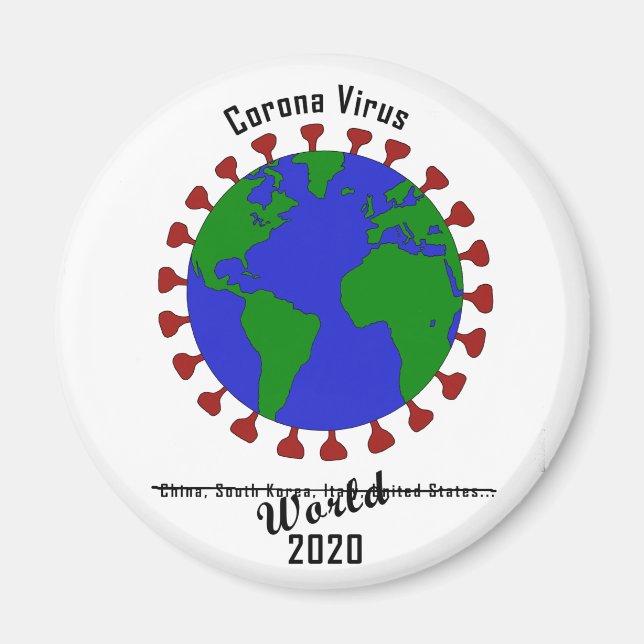 Corona Virus Magnet (Front)
