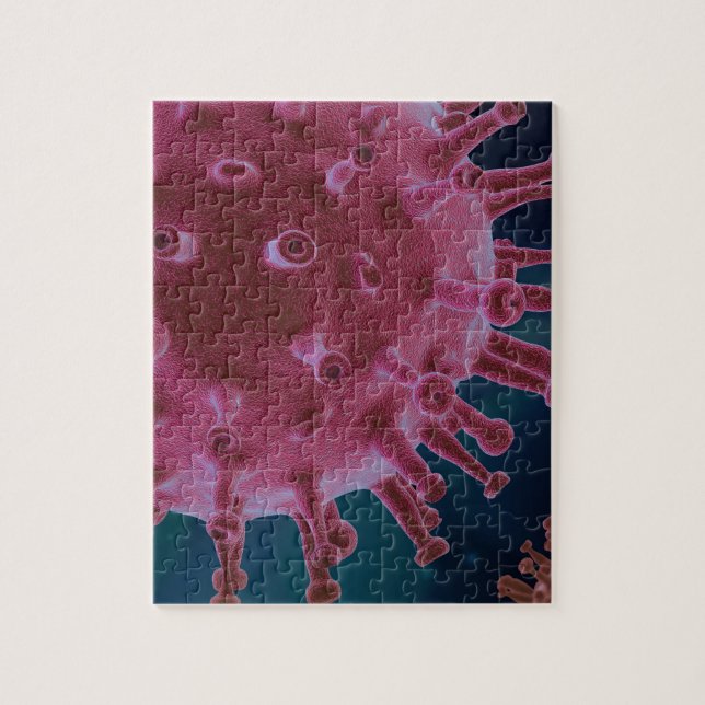Corona Virus Microbiology Jigsaw Puzzle (Vertical)