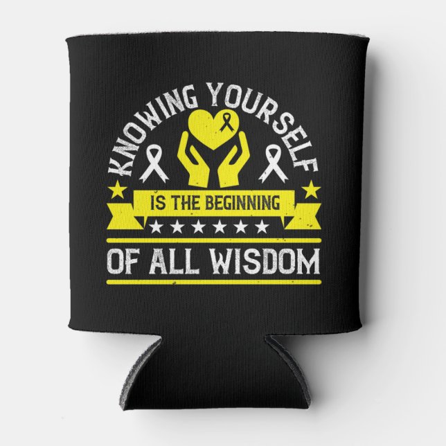 Corona Virus Mindfulness Design Can Cooler (Front)