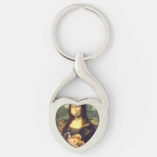 Corona Virus Portrait Key Ring
