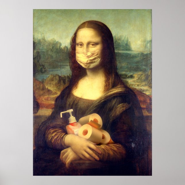 Corona Virus Portrait Poster (Front)