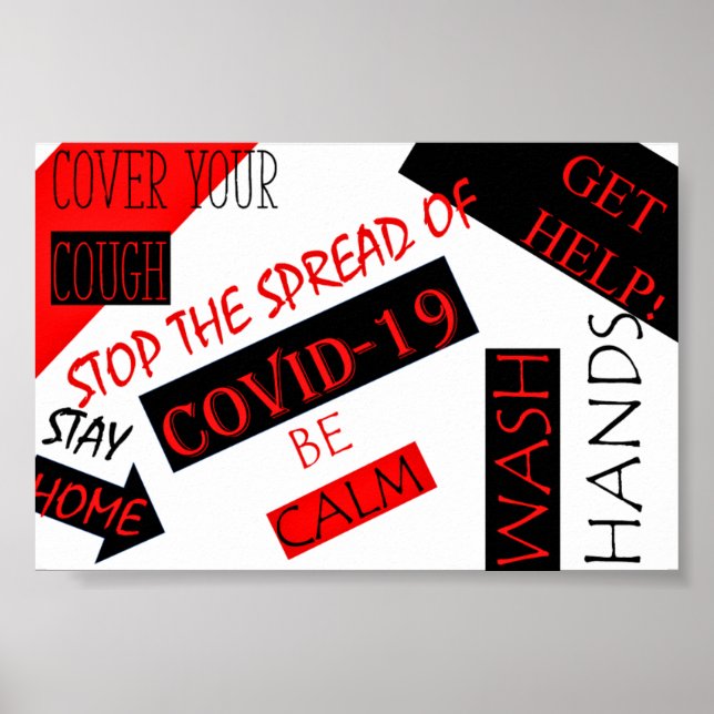 CORONA VIRUS POSTER (Front)