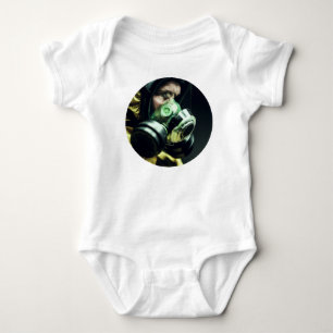 Corona Virus Protective Mask Baby Bodysuit