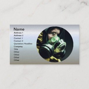 Corona Virus Protective Mask Business Card