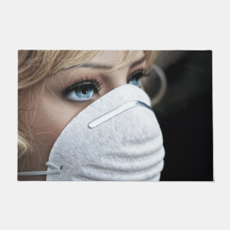Corona Virus Protective Mask Floor Mat