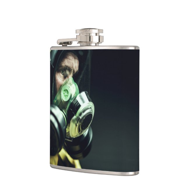 Corona Virus Protective Mask Hip Flask (Left)