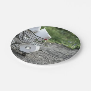 Corona Virus Protective Mask Paper Plate