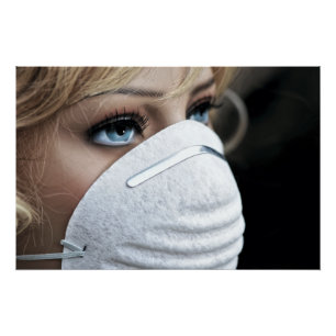 Corona Virus Protective Mask Poster