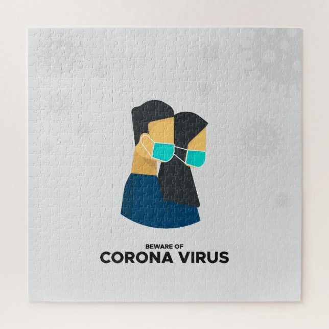 corona virus puzzle (Vertical)