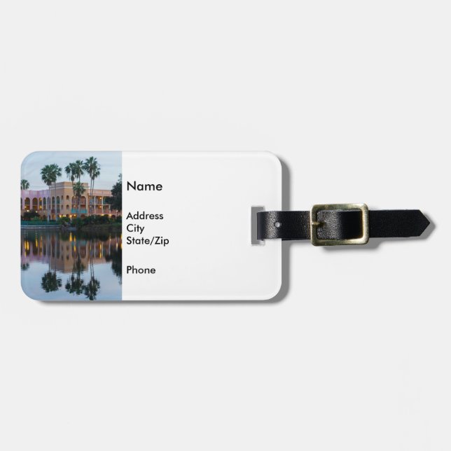 Coronada Springs Reflections Luggage Tag (Front Horizontal)