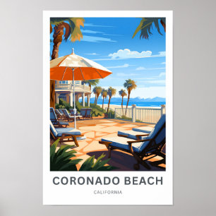 Coronado Beach California Travel Print