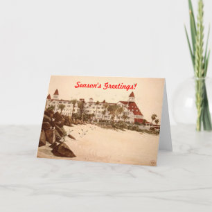 CORONADO BEACH HOLIDAY CARD