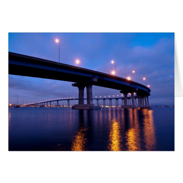Coronado Bridge at Dusk (Front Horizontal)