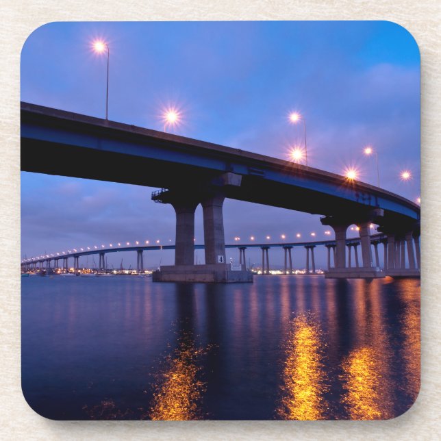 Coronado Bridge at Dusk Coaster (Front)