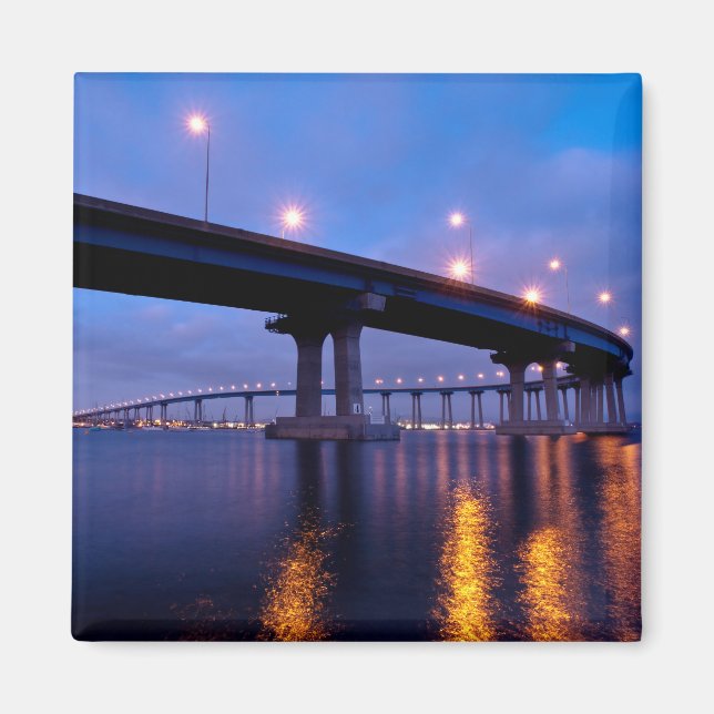 Coronado Bridge at Dusk Magnet (Front)
