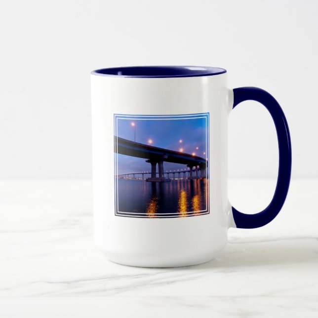 Coronado Bridge at Dusk Mug (Right)
