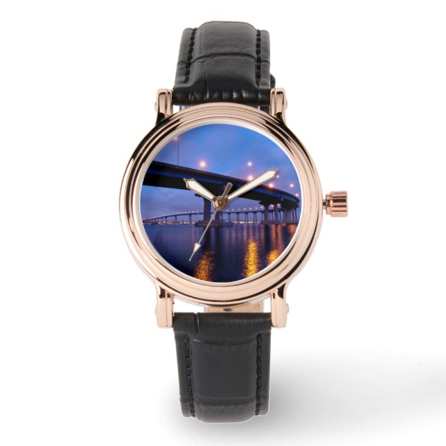 Coronado Bridge at Dusk Watch (Front)