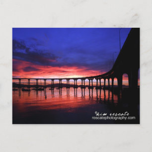 Coronado Bridge Sunrise Postcard