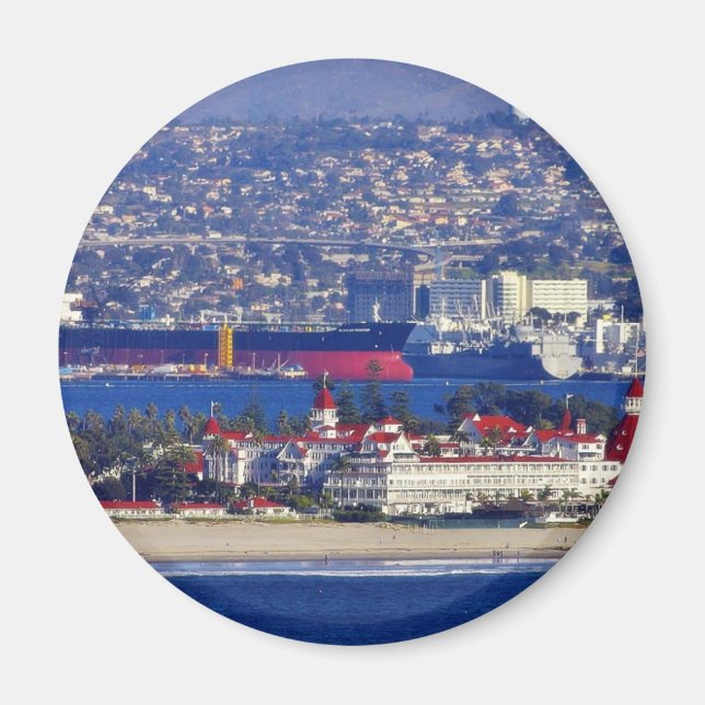 Coronado Seen From The Cabrillo National Monument Magnet (Front)