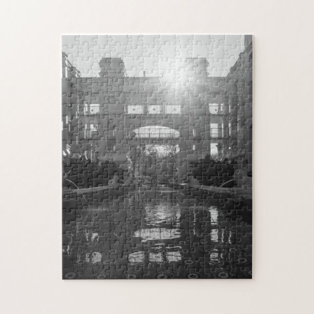 Coronado Sunburst Grayscale Jigsaw Puzzle (Vertical)