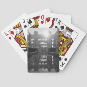 Coronado Sunburst Grayscale Playing Cards