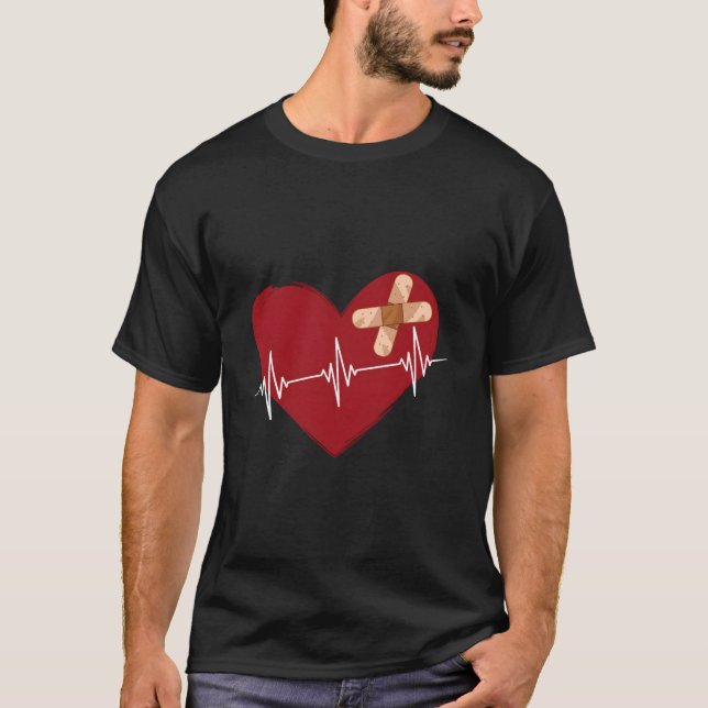 Coronary Diseases Ery Bypass Open He Surgery Hebea T-Shirt (Front)