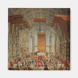 Coronation Banquet of Joseph II in Frankfurt Magnet