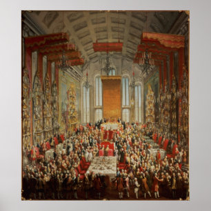 Coronation Banquet of Joseph II in Frankfurt Poster