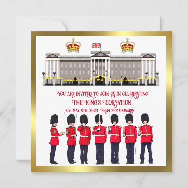 Coronation Celebration Invitation (Front)