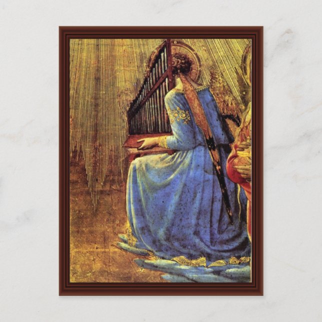 Coronation Detail By Angelico Fra Postcard (Front)