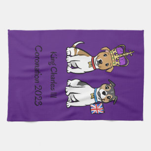 Coronation Dogs Tea Towel