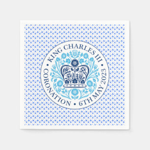 Coronation Emblem of King Charles III Napkin