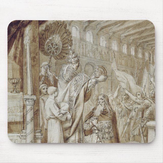 Coronation of Charlemagne Mouse Pad (Front)