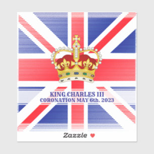 Coronation of King Charles III Vinyl Sticker