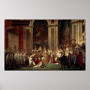 Coronation of Napoleon by Jacques-Louis David Poster