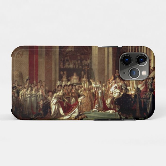 Coronation of Napoleon Case-Mate iPhone Case (Back (Horizontal))
