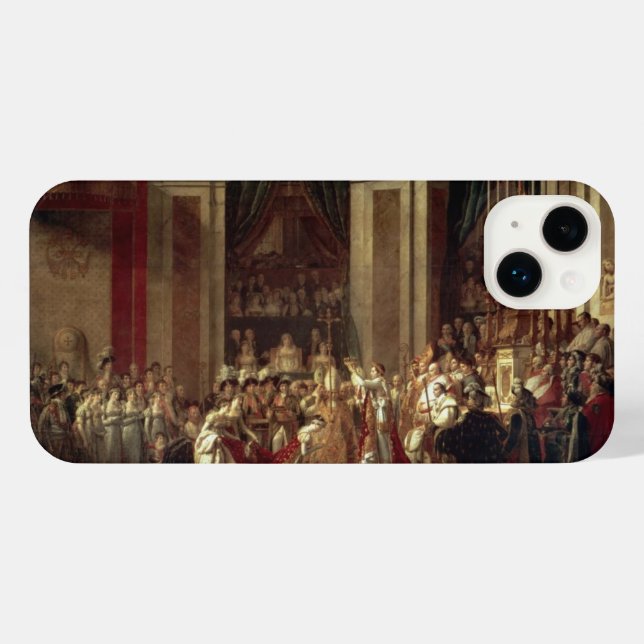 Coronation of Napoleon iPhone Case (Back Horizontal)