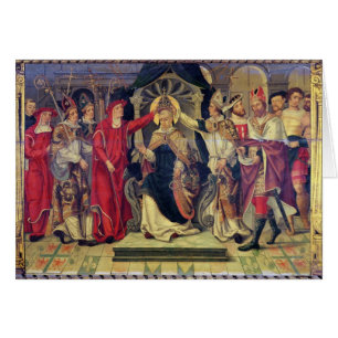 Coronation of Pope Celestine V in August 1294