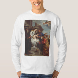 Coronation of Saint Rosalia by Anthony van Dyck T-Shirt