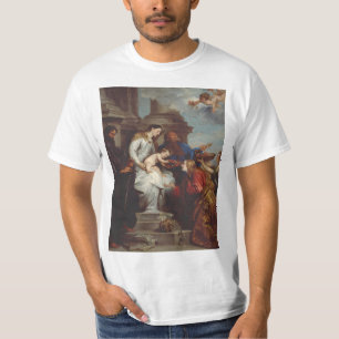 Coronation of Saint Rosalia by Anthony van Dyck T-Shirt