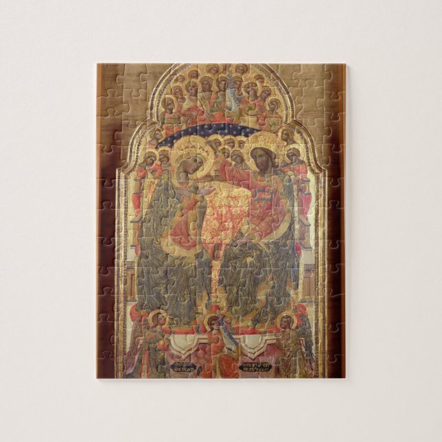 Coronation of the Virgin, 1372 Jigsaw Puzzle (Vertical)