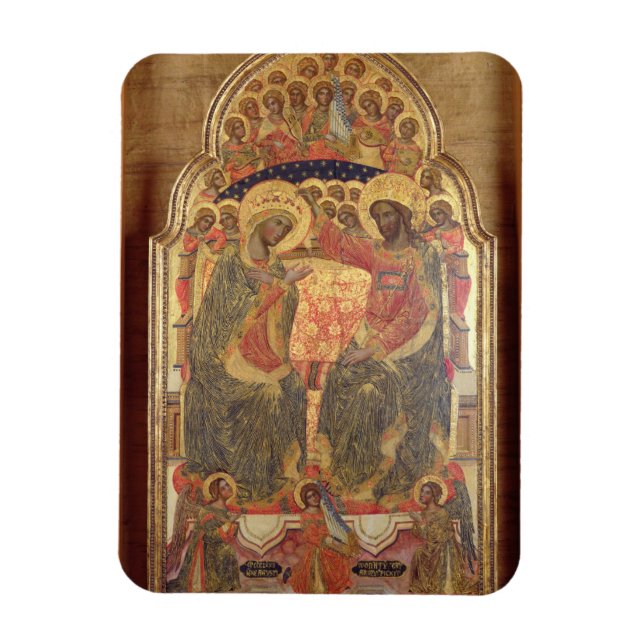 Coronation of the Virgin, 1372 Magnet (Vertical)