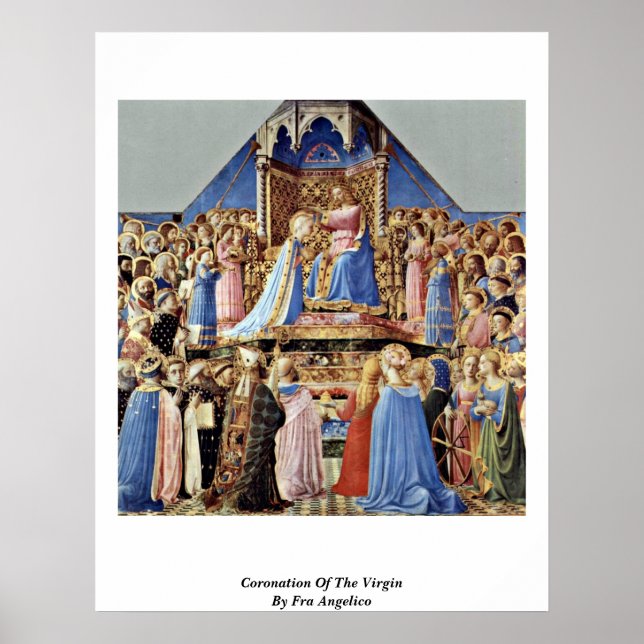 Coronation Of The Virgin By Fra Angelico Poster (Front)