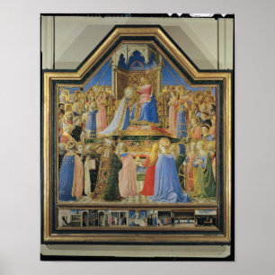 Coronation of the Virgin, c.1430-32 Poster